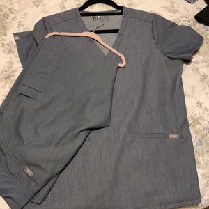 “DENIM” FIGS SCRUB SET